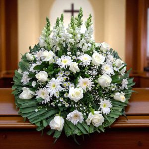Cubre Caja Funebre Descanso Eterno
