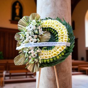 Corona Fúnebre Abrazo del Padre