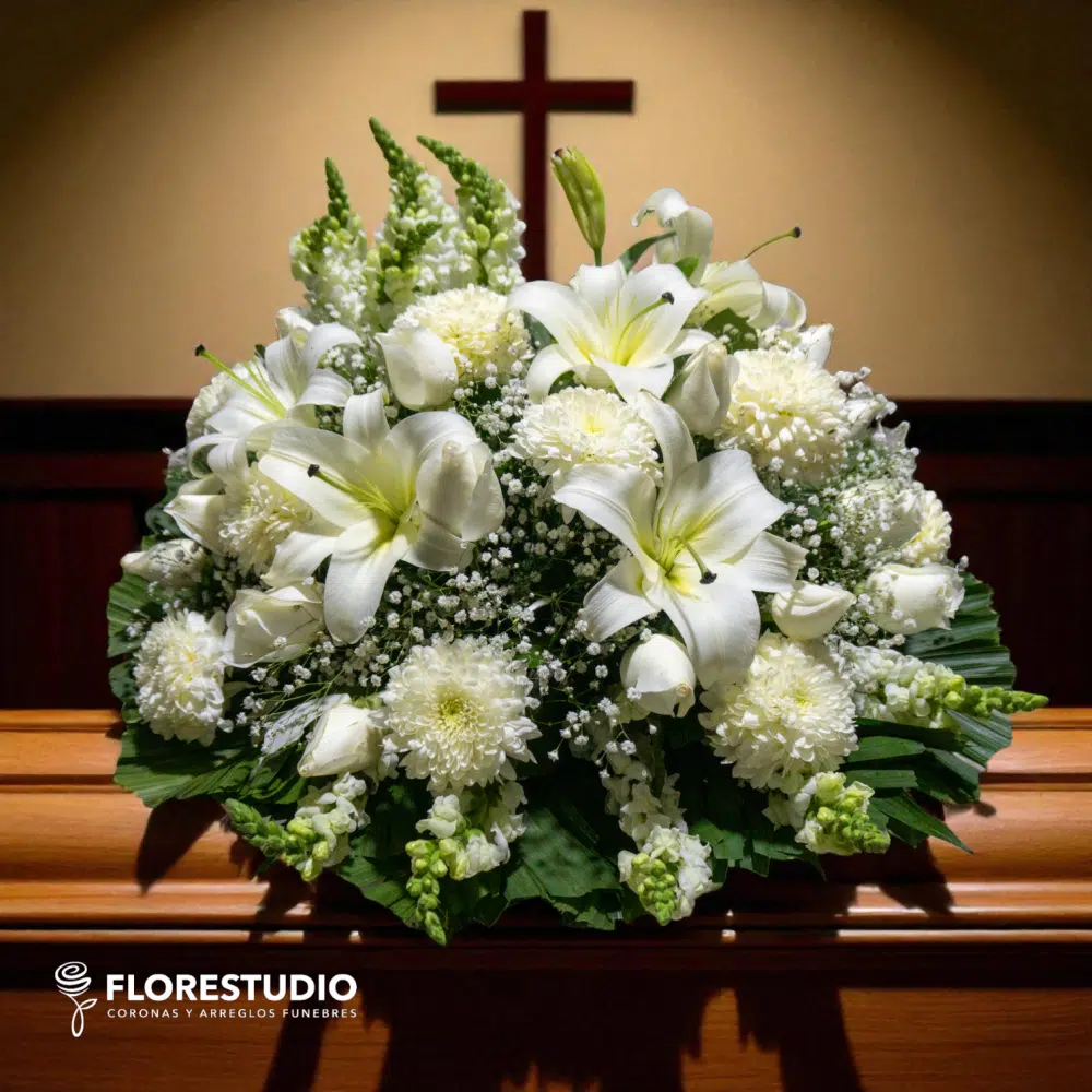 Cubre Caja Fúnebre – Aromas de Paz Eterna
